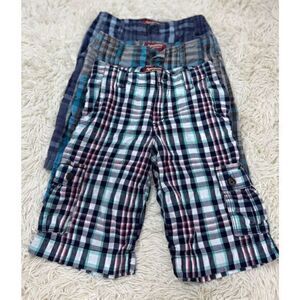 3 piece Boys Size 12-14 plaid shorts bundle by Arizona Jean Co